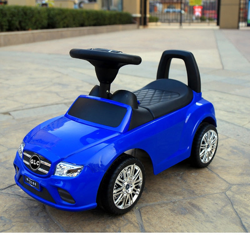 Four Wheel Children Baby Walker Bicycle Outdoor Kids Ride on Toy Car Push Stroller Baby Scooter Kids Car with Music1-4 years old