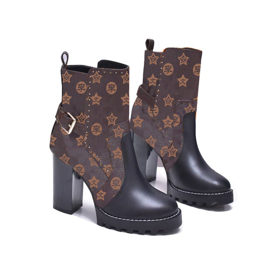 Franch vvl venven women's boots 2022 new genuine leather Martin boots breathable  boots British boots original high quality
