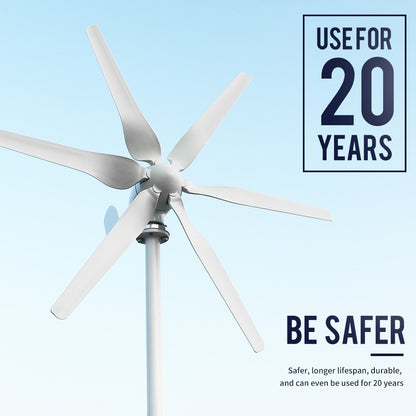 Free Energy 3/5/6 Blades Wind Turbine Generator 400w 600w 800w 12v 24v High Efficient For Home Yacht Farm Low Wind Speed Start