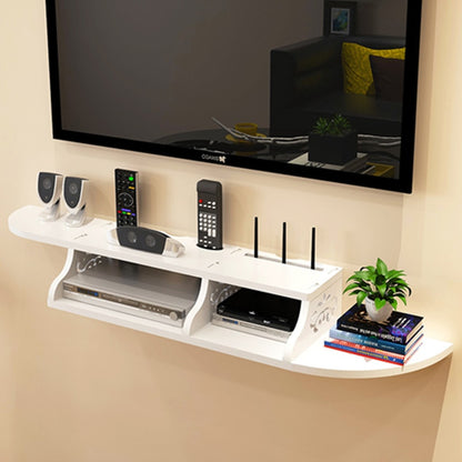 Free Punch Wall TV Cabinet Assembly Muebles TV Stand Unit Hollow Design Furniture Storage Fake Wooden Stand Hot Computer Stands