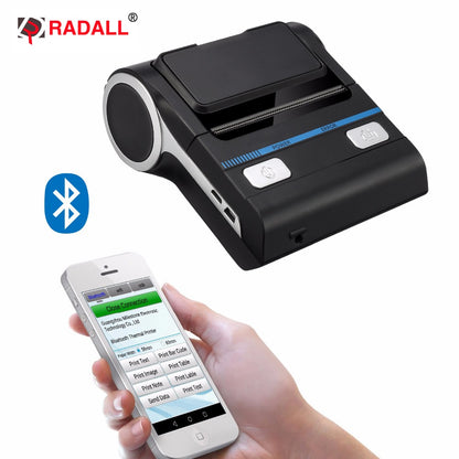 Free Shipping Bluetooth Thermal Receipt Printer support Android IOS for ESC/POS terminal mini portable Bill printer RD-C80