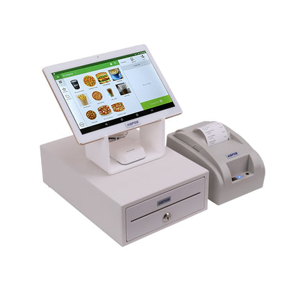 Android POS Machine 10 inch WITH 58mm thermal Receipt Printer Built-in WIFI