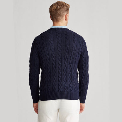 Men's Wool New Ralph Small Horse Pullover Fashion Popular Casual Pull Homme Men's Sweater