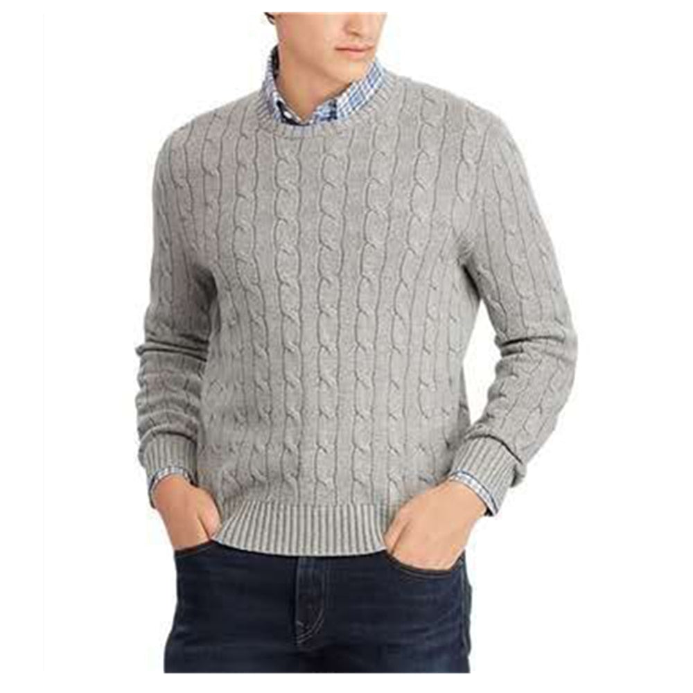 Men's Wool New Ralph Small Horse Pullover Fashion Popular Casual Pull Homme Men's Sweater