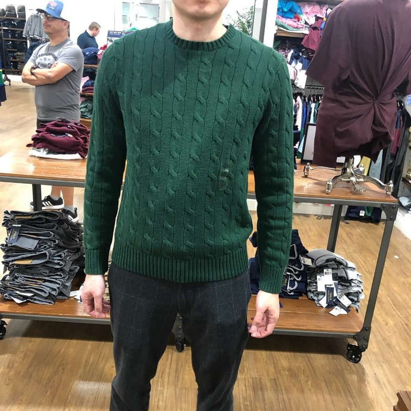 Men's Wool New Ralph Small Horse Pullover Fashion Popular Casual Pull Homme Men's Sweater