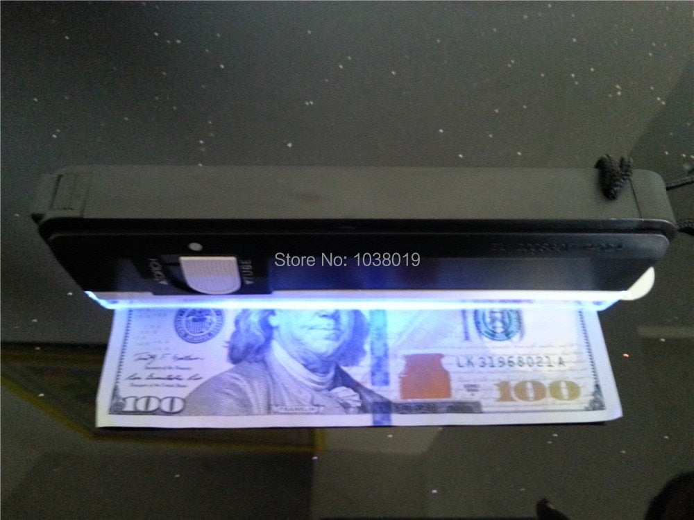 Free shipping,counterfeit detector,Self-checkout counters ultraviolet fluorescence light purple mini small counterfeit detector