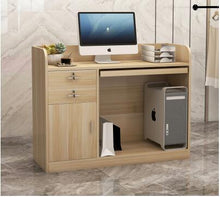 將圖片載入圖庫檢視器 Modern Minimalist Small Clothing Store Cash Register Supermarket Hotel Retail Reception Computer Bar Counter
