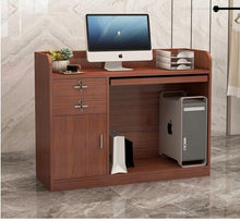 將圖片載入圖庫檢視器 Modern Minimalist Small Clothing Store Cash Register Supermarket Hotel Retail Reception Computer Bar Counter
