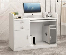 將圖片載入圖庫檢視器 Modern Minimalist Small Clothing Store Cash Register Supermarket Hotel Retail Reception Computer Bar Counter
