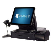 Load image into Gallery viewer, POS Terminal 15 inch System Software Touch Dcreen Retail Store Restaurant Orders Machine
