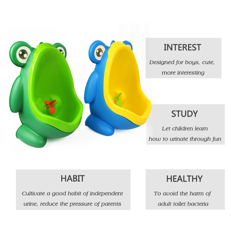 Frog Children's Urinal for Boy Pot Children's Potty Urinal Children's Potty Child Urinal Baby Boy Urinals Pee Potty Baby Toilet