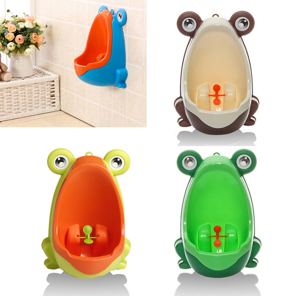 Frog Plastic Baby Boys Children Pee Potty Toilet Training Kids Urinal Bathroom Drop Ship