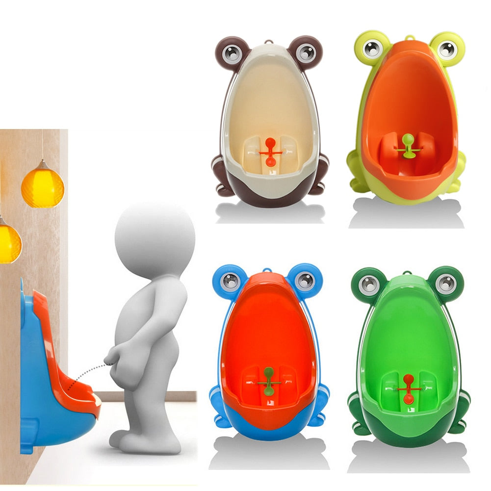 Frog Plastic Baby Boys Children Pee Potty Toilet Training Kids Urinal Bathroom Drop Ship