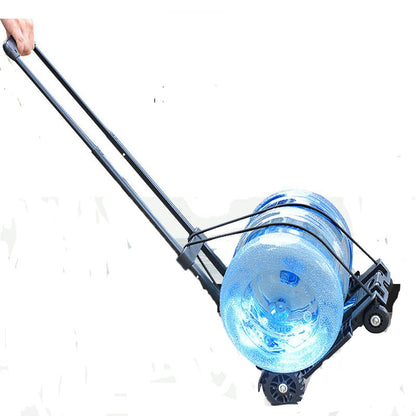 Full Folding Stainless Steel Luggage Car ABS Folding Flatbed  Luggage Easy To Carry Trolley Suitcase Schoolbags Shopping Carts