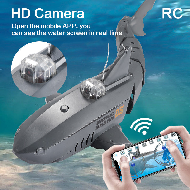 Funny RC Shark Toy Remote Control Animals Robots Bath Tub Pool Electric Toys for Kids Boys Children Cool Stuff Sharks Submarine