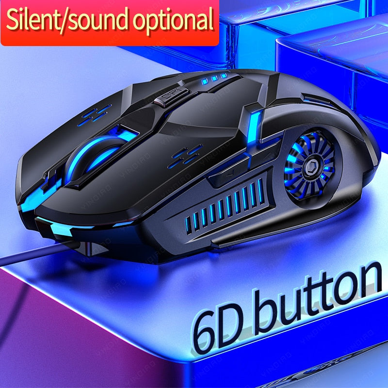 G5 Wired Mouse, Button Sound / Button Mute Mouse, Computer Mouse Gamer, Computer Accessories,Suitable For Home or Office