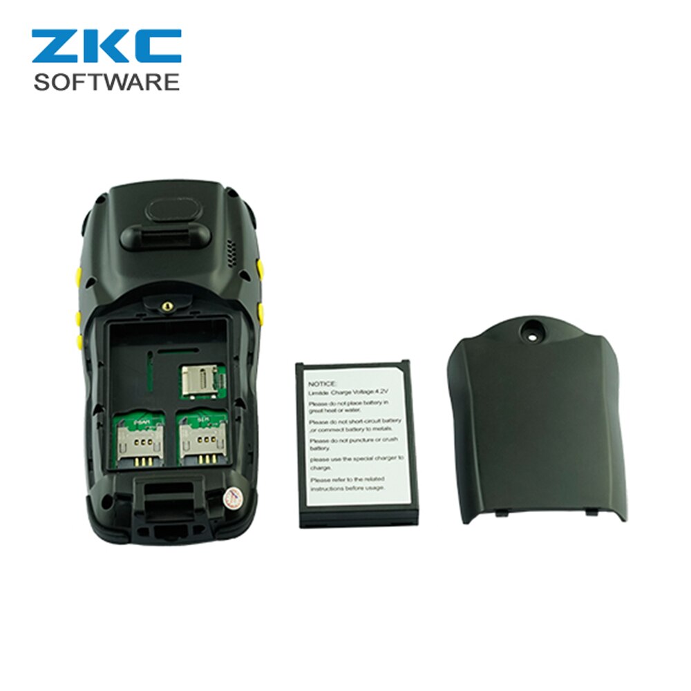 GPRS 3G Wi-Fi Android Mobile Handheld Warehouse Logistic PDA POS Terminal with 2D Qr code scanner SIM Card ZKC PDA3501S