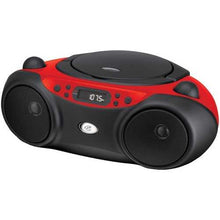 将图片加载到图库查看器，GPX BC232R Sporty CD &amp; Radio Boom Box (Red)
