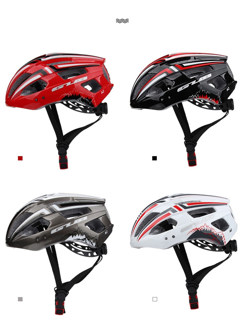 GUB Bicycle Helmet With Light USB Recharge MTB Road Bike Integrally-molded Helmets Ultralight Cycling DH Sports Safe Protective