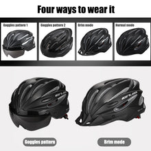 Load image into Gallery viewer, GUB K80 Cycling Helmet with Visor Magnetic Goggles Integrally-molded 58-62cm for Men Women MTB Road Bicycle  Bike Helmet
