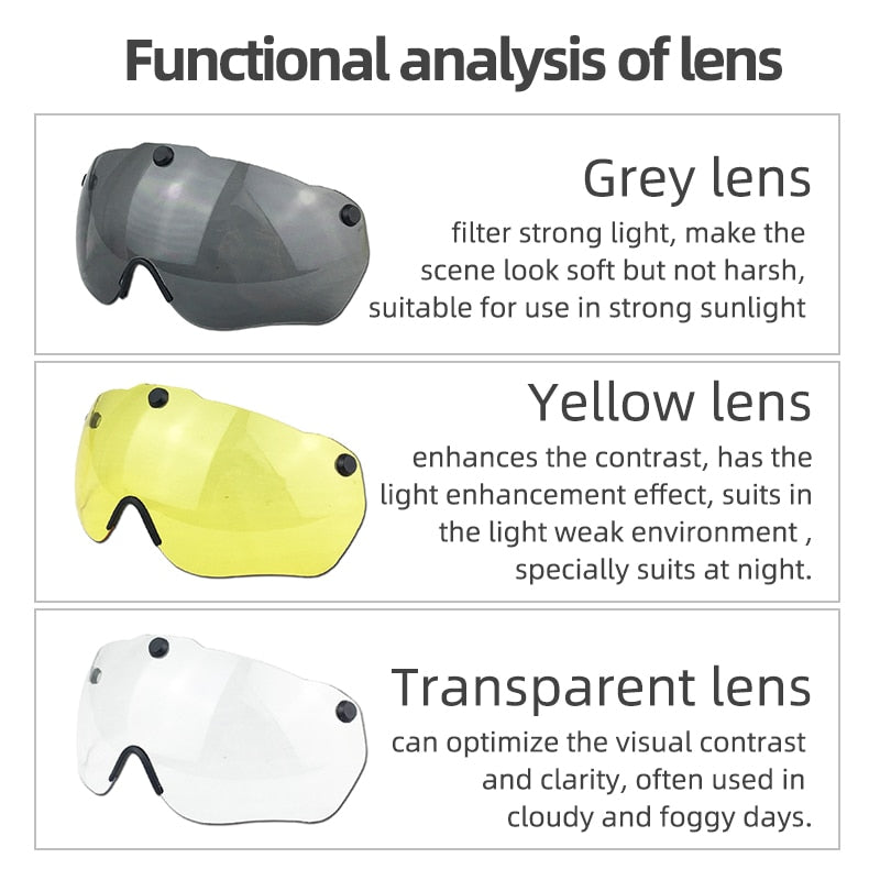 GUB K80 Cycling Helmet with Visor Magnetic Goggles Integrally-molded 58-62cm for Men Women MTB Road Bicycle  Bike Helmet