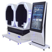 将图片加载到图库查看器，Game Center Amusement Equipment 2 Person Seats Virtual Reality 9D VR Chair Movies Egg Cinema Arcade Game Machine
