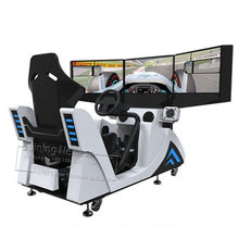 将图片加载到图库查看器，Game Hall 3 Screen Amusement Park Device Fairground Simulator Drive Car Racing Arcade Game Machine For Teenagers Adults
