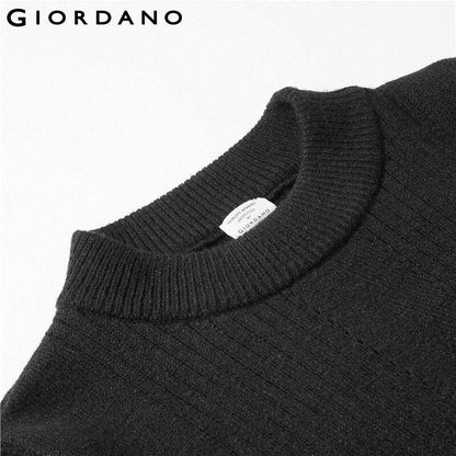 Giordano Women Sweaters Thick Slim Mockneck Pullover Sweater 5 Needle Long Sleeves Warm Blusa De Frio Feminina 05350636