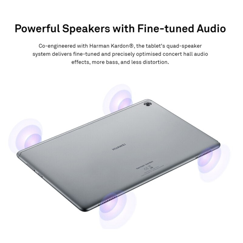 Global Version HUAWEI MediaPad M5 lite Tablet PC 10.1 inch 4GB 64GB WIFI Version 7500 mAh Android 8.0