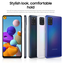 將圖片載入圖庫檢視器 Global Version Samsung Galaxy A21s A217F/DS 4G Mobile Phone 4GB 64GB Octa Core 6.5&quot; 5000mAh 4Camera 48MP NFC Dual SIM Android 10
