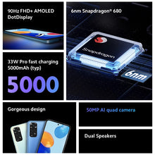 Load image into Gallery viewer, Xiaomi Redmi Note 11 Mobile Phone Global Version NFC Snapdragon 680 Octa Core 33W Pro Fast Charging 50MP Quad Camera 90Hz 5000mAh
