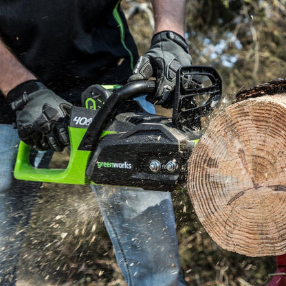 Greenworks 40v 4.0Ah Battery  Cordless Chain Saw Brushless Motor  Chainsaw With 4.0ah Battery And Charger