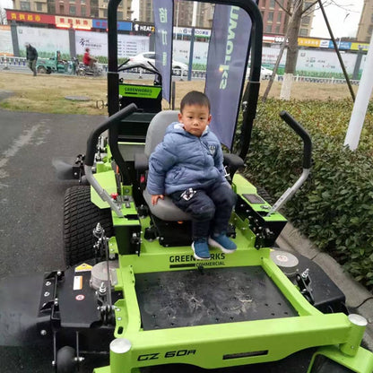 Greenworks 82V Electric Lawn Mower 168Ah 4 Hours Battery Life Large Capacity Lithium Battery Driver Zero Turn Riding Mower