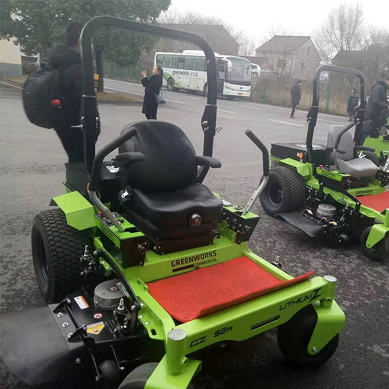 Greenworks 82V Electric Lawn Mower 168Ah 4 Hours Battery Life Large Capacity Lithium Battery Driver Zero Turn Riding Mower