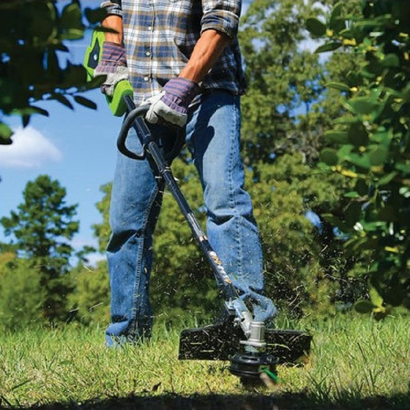 Greenworks Brushless Motor 800W  Garden Trimmer For Grass G-MAX 40V 14-Inch Cordless String Trimmer 4Ah Battery