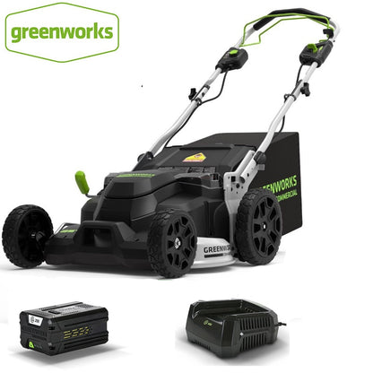 Greenworks Garden Lawn Mower Lithium Battery Electric Push-Type Grass Weeder Collector 82V 1000W Profession Garden Tools