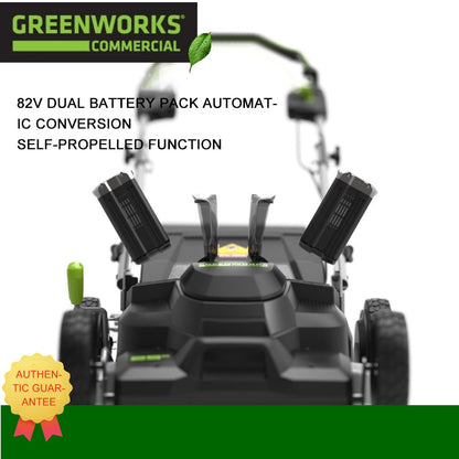 Greenworks Garden Lawn Mower Lithium Battery Electric Push-Type Grass Weeder Collector 82V 1000W Profession Garden Tools