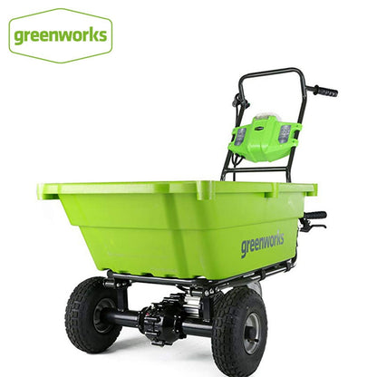 Greenworks Gc40l00 G-Max 40 V Self Propelled Garden Shopping Cart Rust Resistant Bath  Excluding Batteries Chargers