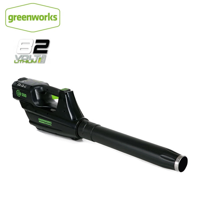 Greenworks Lithium Battery Cordless Leaf Blower Dust Collector 82V 800W Highpower Electric Deciduous Cleaning Blower Garden Tool