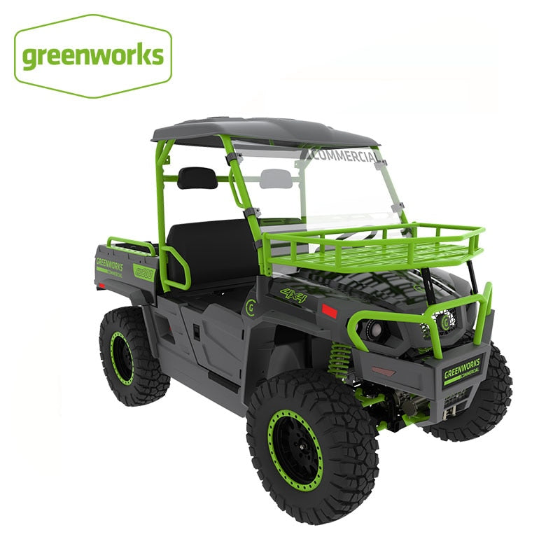 Greenworks New All Terrain Adaptation Multi-Function Off-Road Vehicle 82V Lithium Battery Driven Utility Vehicle Transport Car