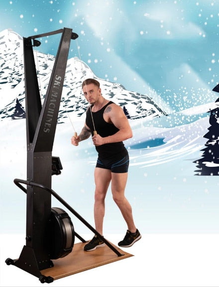 Gym fitness equipment factory erg skiing trainer crossfit ski machine rowing machine rower