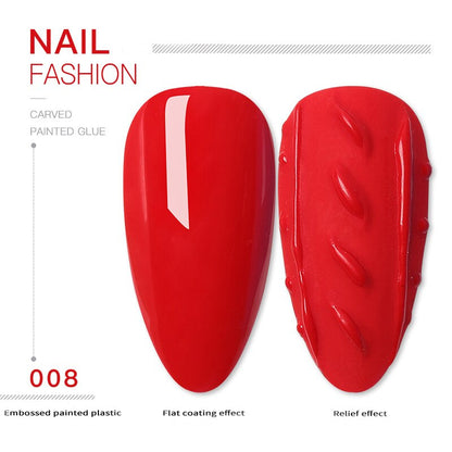 SKVP 3D Emboss Gel Polish Carving Painting 5ml Soak Off UV LED DIY Gel Lacquer Enamel Design Sweater Sculptuur Nails Art
