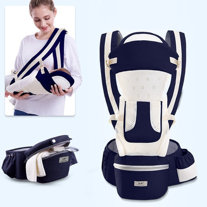 Ergonomic Baby Carrier 15 Using Way Infant Baby Hipseat Carrier Front Facing Ergonomic Kangaroo Baby Wrap Sling Travel 0-48 Months