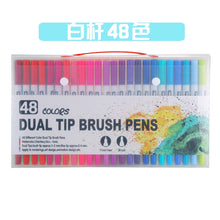 Load image into Gallery viewer, Fineliner Soft Brush Pen Art Colored Marker Pens Set Pencils DIY Calligraphy Drawing Write School Stationery Supplies
