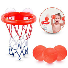 将图片加载到图库查看器，Bathroom Toddler Boy Water Toys Bathtub Shooting Basketball Hoop with 3 Balls Baby Bath Toy Kids Outdoor Play Set
