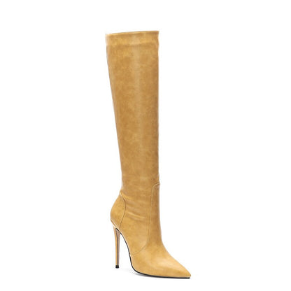 MORAZORA 2020 new arrival over the knee boots women pointed toe autumn winter boots slim high heels party wedding shoes woman
