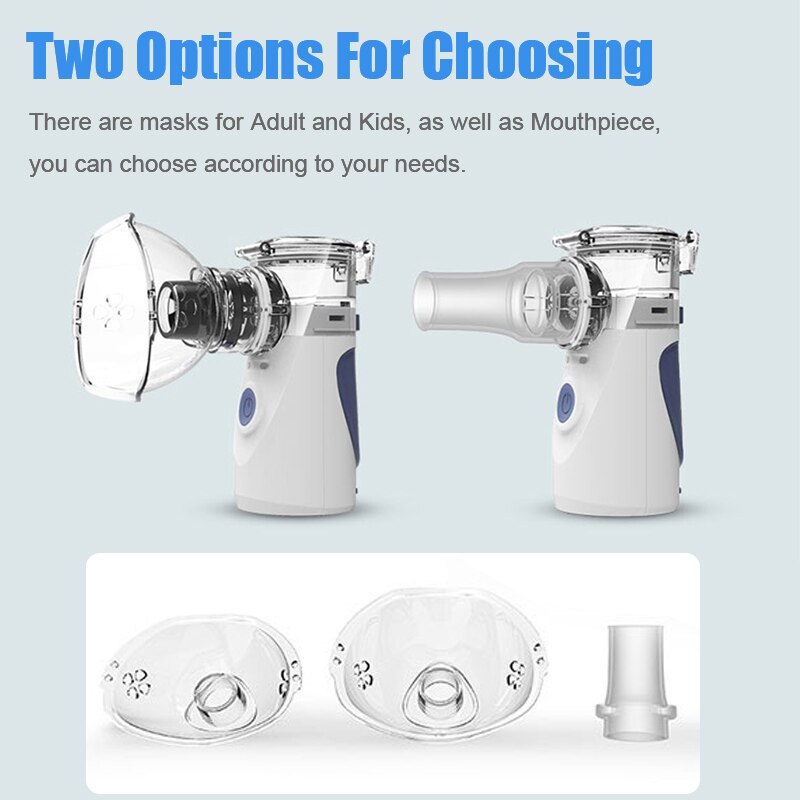 Mini Inhaler Atomizer For Children Adult Inhale Nebulizer Portable Inalador Nebulizador Rechargeable Medical Mesh Nebulizer