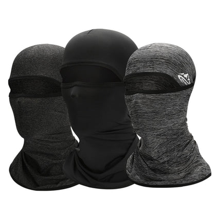 Unisex ice silk sunscreen hoods for men riding cool seamless mask multifunctional sports anti-fall magic headscarves women scarf