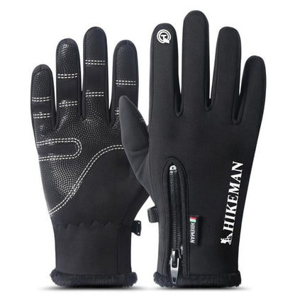 CUHAKCI Winter Mittens Touched Screen Gloves Waterproof Men Women Warm Windproof Bicycle Anti Slip Ski Cycling Glove