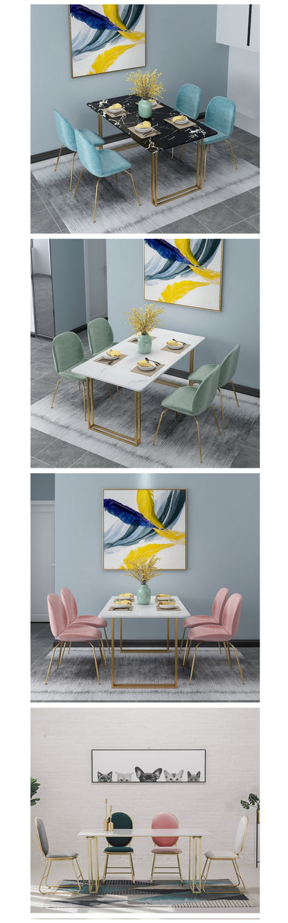 Nordic marble table coffee table